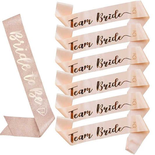 Team Bride Sashes